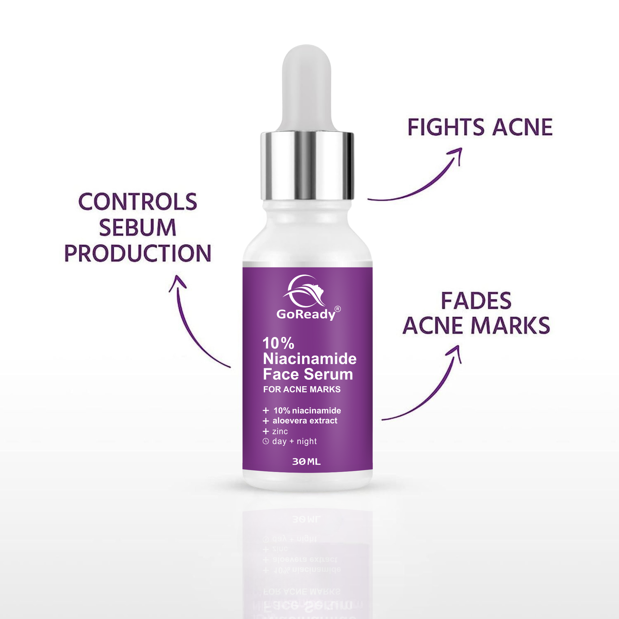 GoReady® 10% Niacinamide Face Serum for Acne Marks (30ml)