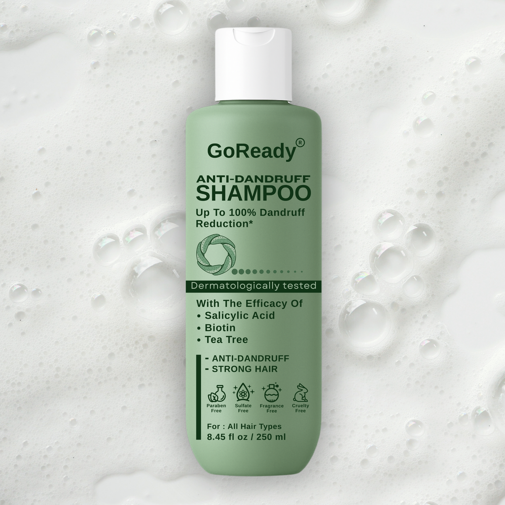 GoReady® Anti-Dandruff Shampoo - Strengthens Hair with Salicylic Acid & Biotin  (250 ml)